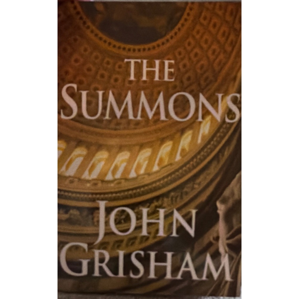 John Grisham The Summons Hardcover Doubleday Legal Suspense Novel Dust Jacket